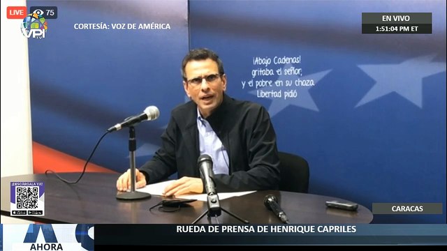 Rueda de prensa de Henrique Capriles - #11Ago - Ahora