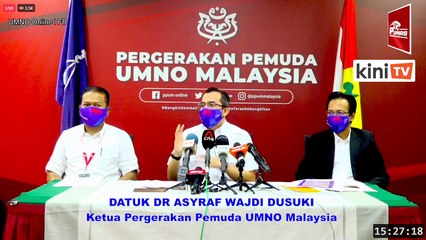 LIVE: Sidang media Pemuda Umno berkenaan keabsahan Perdana Menteri, kerajaan PN