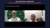 JBC interviews candidates for SC associate justice | recorded Wednesday, August 11