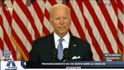 En Vivo | Pdte. de Estados Unidos de pronuncia sobre la crisis en #Afganistán - #16Ago - Ahora