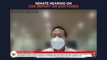 Senate hearing on Commission on Audit’s report on the funds of Department of Health