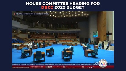 House committee hearing for DBCC 2022 budget