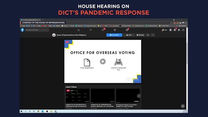 House hearing on DICT's response to the pandemic