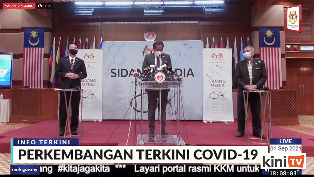 LIVE: Health Minister Khairy Jamaluddin holds press conference