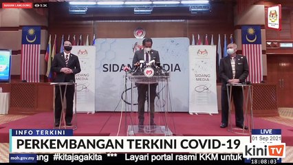 LIVE: Health Minister Khairy Jamaluddin holds press conference