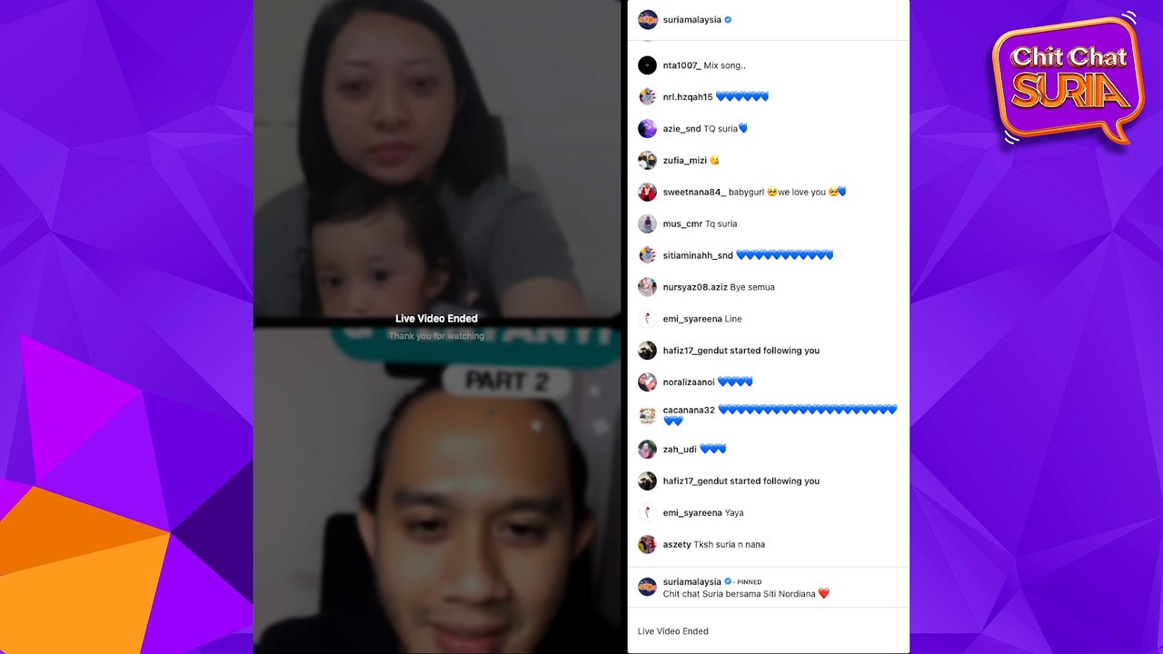 LIVE | Chit Chat Suria bersama Siti Nordiana X Team Pagi Suria