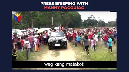[REPLAY] Press briefing with Manny Pacquiao | Wednesday, September 8