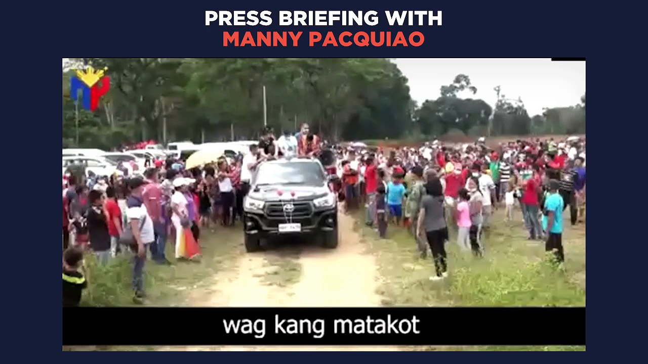 [REPLAY] Press briefing with Manny Pacquiao | W...