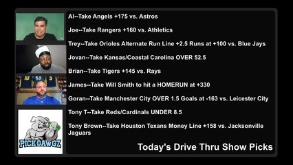 Live Free Picks Drive Thru Show MLB NCAAF Picks 9-10-2021