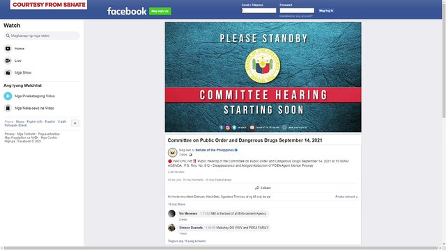 Public Hearing of the Committee on Health and Demography joint with Higher, Technical and Vocational Education; and Finance