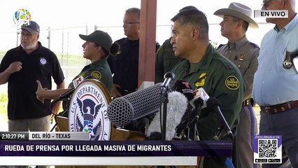 En Vivo | Inmigración de #EEUU en rueda de prensa por llegada masiva de migrantes
