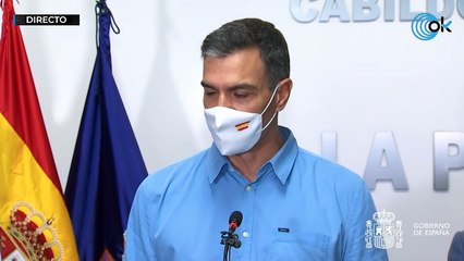DIRECTO: Comparecencia de Pedro Sánchez por la erupción volcánica en La Palma