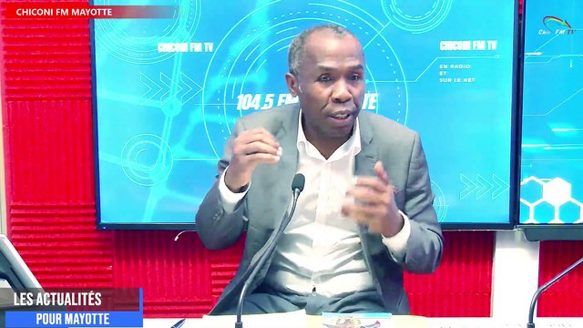 Chiconi FM-TV - Reçoit Soulaimana Noussoura pour la revue de l'actualité pour Mayotte