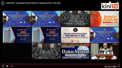 LIVE: Dewan Rakyat sitting - September 23 (Morning Session)