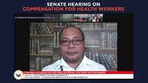 Senate hearing on compensation for health workers
