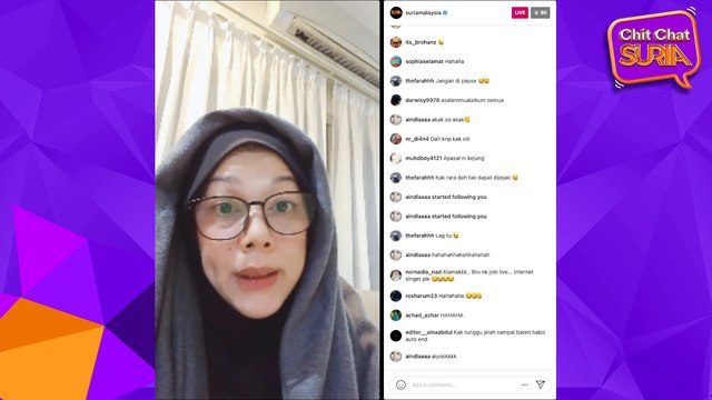 LIVE | Chit Chat Suria Aina Abdul X Suria Petang