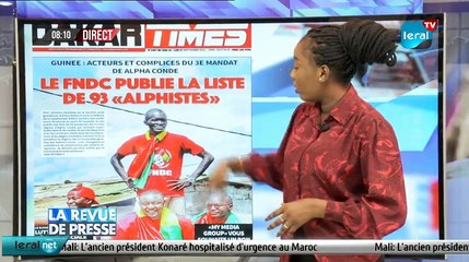 REVUE DES TITRES DE CE 25 / 09 / 2021 – PR : THIALLA LOUM - #LERALTV