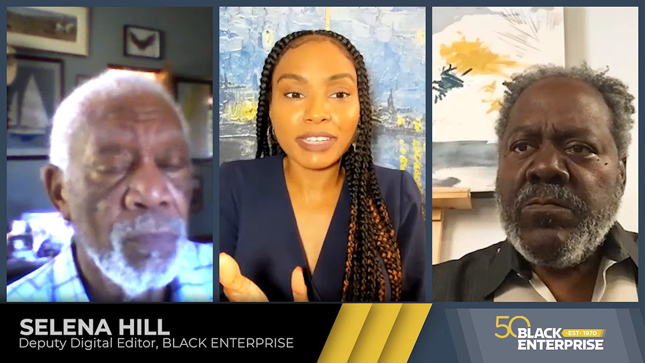 Morgan Freeman and Frankie Faison on "The Killing of Kenneth Chamberlain"