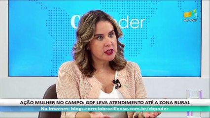 CB.PODER: Ericka Filippelli, secretária de Estado da Mulher do DF - 04/10