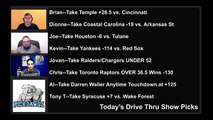 Live Free Picks Drive Thru Show MLB NCAAF NFL Picks 10-4-2021