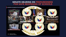 Senate hearing on preparedness for safe reopening of schools