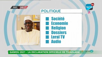 GAMOU 2021 - LA DECLARATION OFFICIELLE DE TIVAOUANE