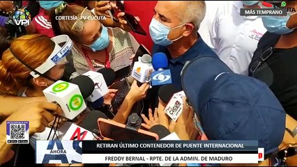 Retiran último contenedor del puente Francisco de Paula Santander - #08Oct - Ahora
