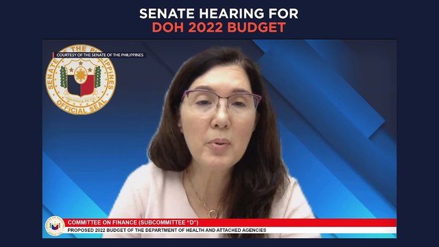 Senate hearing on proposed 2022 budget for DOH
