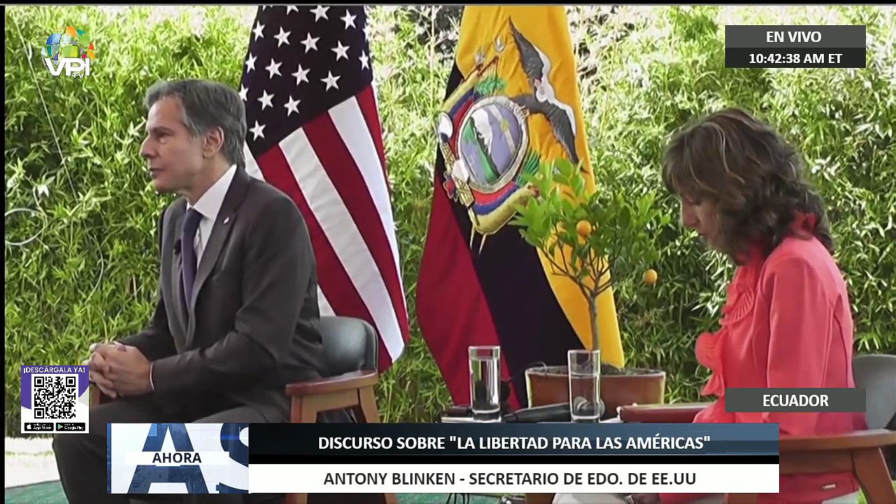 En Vivo | Discurso de Antony Blinken sobre "la libertad para las Américas" - #20Oct - Ahora