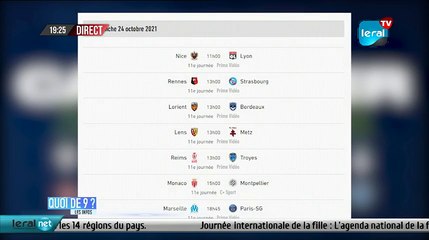 QUOI DE 9 ? LES INFOS 19H GMT - CE 23 /10/ 2021 - PR: FATIMA COULIBALY - #LERALTV