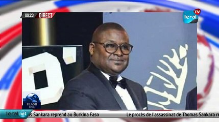 FLASH INFOS -09H GMT DE CE LUNDI 25/ 10/ 2021 - PR : THIALLA LOUM- #LERALTV