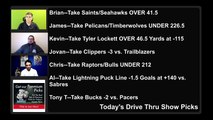 Live Free Picks Drive Thru Show NBA NHL NFL Picks 10-25-2021