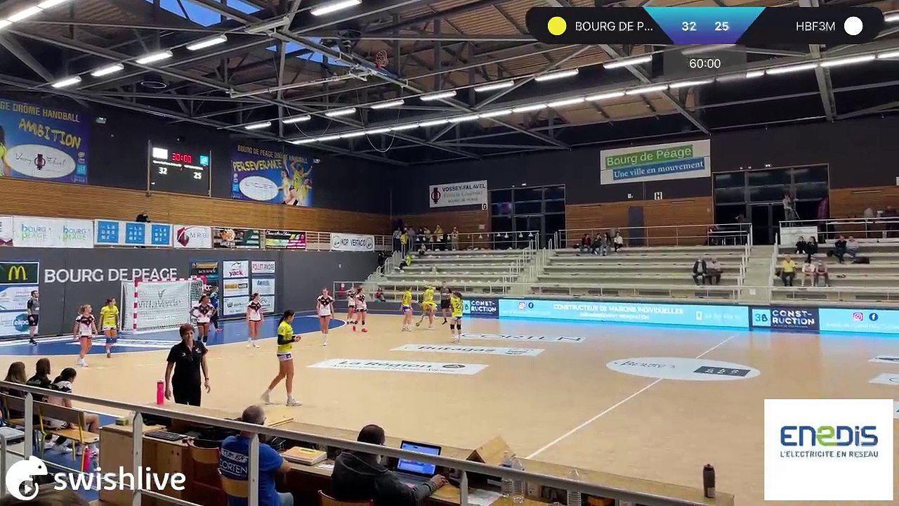 Swish Live - BOURG DE PEAGE DROME HANDBALL - HBF3M  - 7159536
