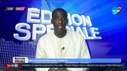 EDITION SPECIAL: Procès Barthelemy Dias renvoyé jusqu'au 01 décembre 2021 - #LERALTV