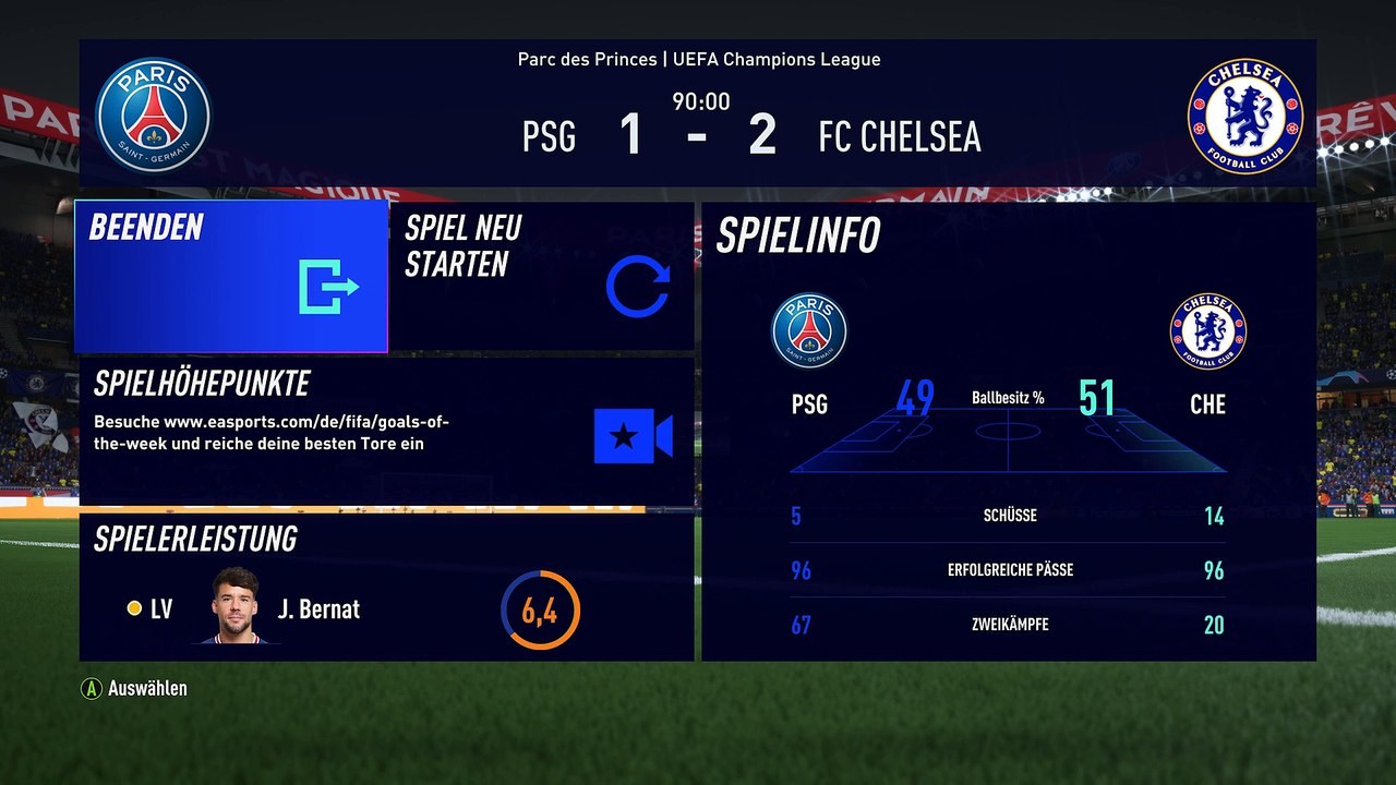 Rann an den Ball in #Fifa22 auf der #XboxSeriesX