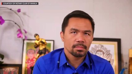Rotary Club of Manila's meeting with Senator Manny Pacquiao