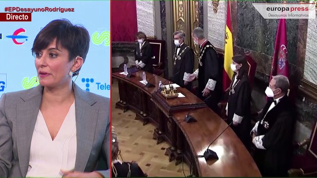 Desayuno Informativo Europa Press con Isabel Rodríguez, ministra de Política Territorial y portav