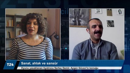 Tiyatro oyununa "testis" sansürü; oyunu yasaklanan tiyatrocu Sertaç Demir, Ayşen Güven'e anlatıyor