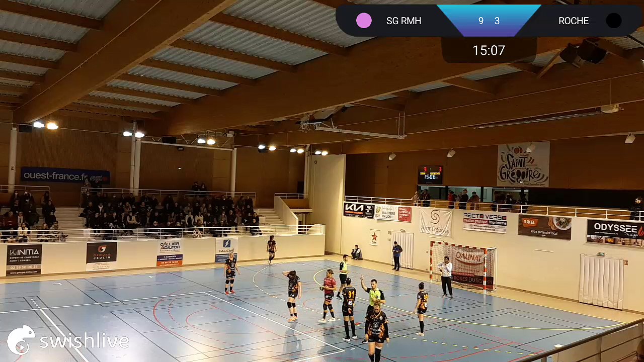 Swish Live - Rennes Metropole Handball - Rochechouart-St-Junien Handball 87 - 6427989
