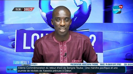 LOU BESS CI XIBAAR YI​​​​​​​​​​ 15H GMT - CE  09 / 11/ 2021 – PR : MOUSTAPHA THIOUNE- #LERALTV