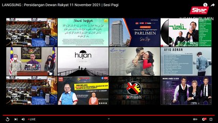 [LIVE] Sidang Parlimen ke-14 - 11 November 2021 (Sesi pagi)