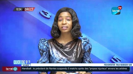 QUOI DE 9 ? LES INFOS 12H GMT - CE 12 /11/ 2021 - PR: THILO MAMADOU SAM- #LERALTV