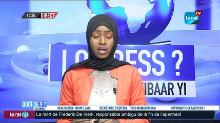 LOU BESS CI XIBAAR YI​​​​​​​​​​ 15H GMT - CE  13 / 11 / 2021 – PR :AISSATOU DIOUF BODIAN - #LERALTV