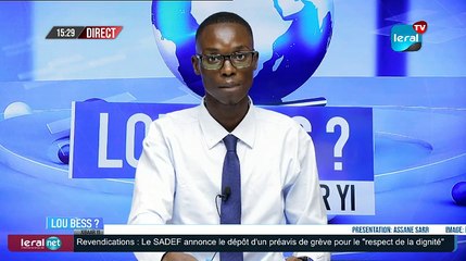 LOU BESS CI XIBAAR YI​​​​​​​​​​ 15H GMT – CE 14/ 11/ 2021 – PR ASSANE SARR- #LERALTV