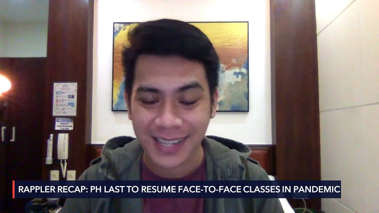Rappler Recap: PH last to resume face-to-face classes in pandemic