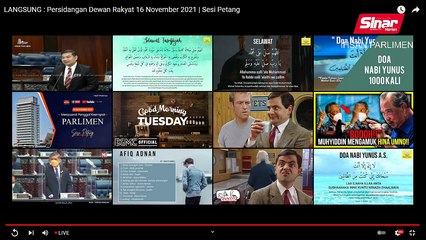 [LIVE] Sidang Parlimen ke-14 - 16 November 2021 (Sesi petang)