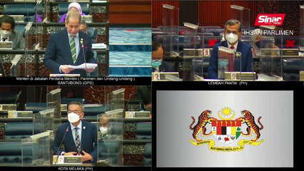 [LIVE] Sidang Parlimen ke-14 - 22 November 2021 (Sesi petang)