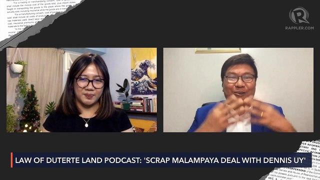 Law of Duterte Land podcast: Scrap Malampaya deal with Dennis Uy – IBP