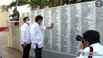 President Rodrigo Roa Duterte leads the nation in commemorating the 158th Birth Anniversary of Gat Andres Bonifacio