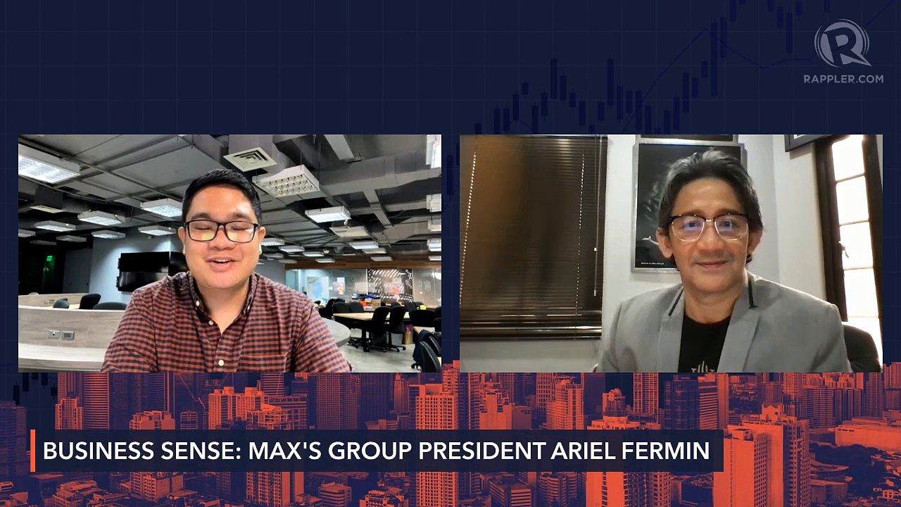 Business Sense: Max’s Group president Ariel Fermin